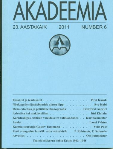 Akadeemia 6/2011