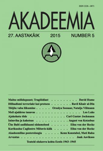 AKADEEMIA nr. 5 - 2015