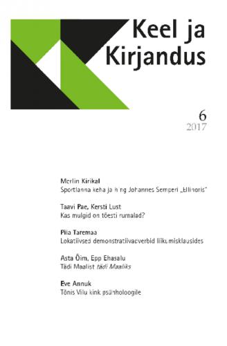 J?¼ri Parij?µgi. Kirjandusnimestik