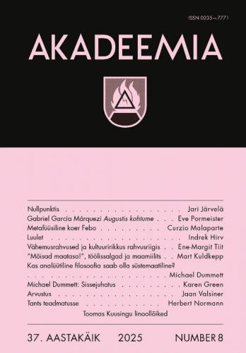 AKADEEMIA nr. 08 - 2025
