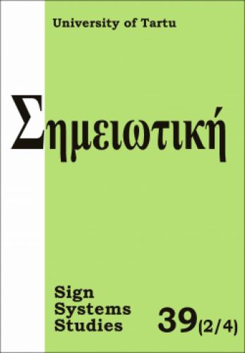 Sign Systems Studies 39(2/4). Special issue: Tartu semiotics
