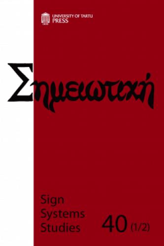Sign Systems Studies 40 (1/2). Special issue: Semiotics of verse