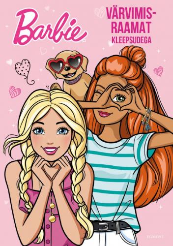 Barbie Coloring Book With Stickers