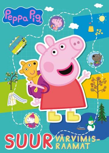 Põrsas Peppa. Mega värvimisraamat