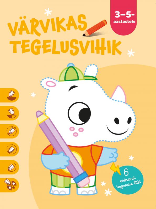 Värvikas tegelusvihik (ninasarvik)