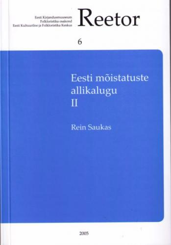 Eesti mõistatuste allikalugu.