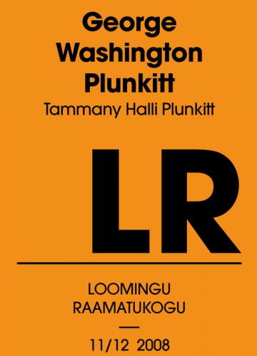 Tammany Halli Plunkitt