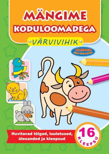 Mängime koduloomadega: värvivihik