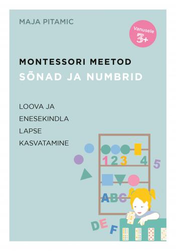 Montessori sõnade ja numbrite õpik