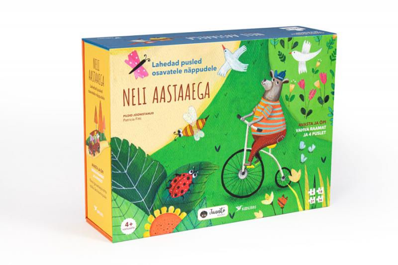 Neli aastaaega. Vahva raamat ja 4 puslet