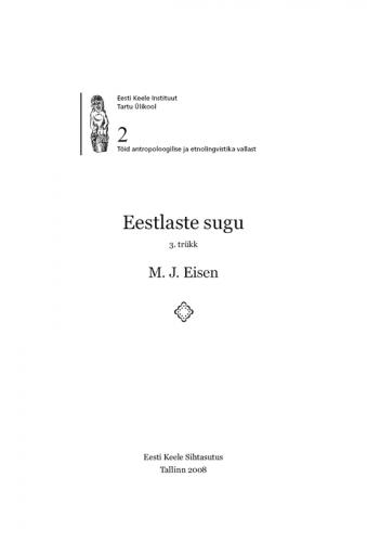 Eestlaste sugu