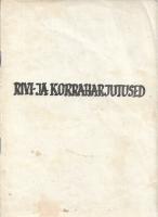 Rivi- ja korraharjutused. ?•ppematerjal
