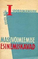 Ametiühingute võimlejate massivõimlemise esinemiskavad Nõukogude Eesti I spordimängudel 1962. aastal