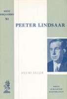 Peeter Lindsaar. Lühimonograafia