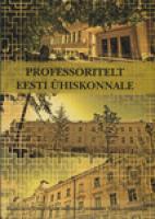 Professoritelt Eesti ühiskonnale