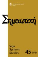 Sign Systems Studies 45.1/2