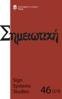 Sign Systems Studies 46.2/3