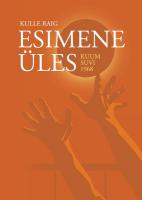 Esimene üles. Kuum suvi 1968