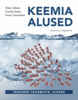KEEMIA ALUSED, TEEKOND TEADMISTE JUURDE