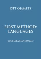 First method – languages