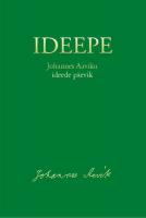 Ideepe. Johannes Aaviku ideede päevik