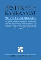 Eesti keele käsiraamat. Uuendatud väljaanne