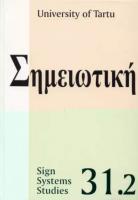 Sign Systems Studies 31.2