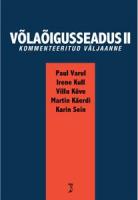 Võlaõigusseadus.kommenteeritud väljaanne