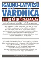Eesti-läti sõnaraamat. Igauòu-latvieðu vârdnîca.