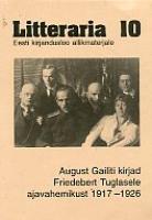 August Gailiti kirjad Friedebert Tuglasele ajavahemikust 1917-1926
