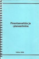 Finantsanalüüs ja -planeerimine