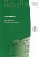 Vector fields and Lie group representations / Vektorv?¤ljad ja Lie r?¼hma esitused