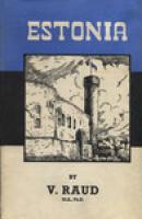 Estonia. A reference book