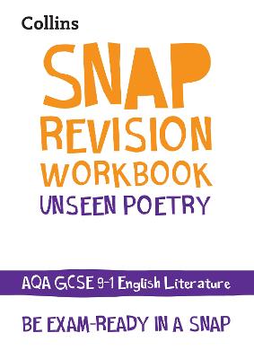 AQA Unseen Poetry Anthology Workbook: Ideal for the 2025 and 2026 Exams