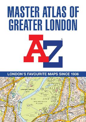 -Z Master Atlas of Greater London: Detailed and Accurate Iconic Street Map of London 19th Revised edition