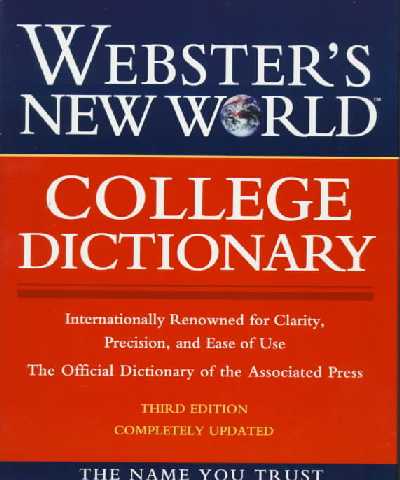Webster's New World College Dictionary New ed of 3 Revised ed
