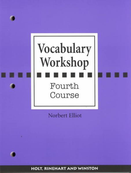 Vocabulary Workshop: Fourth Course
