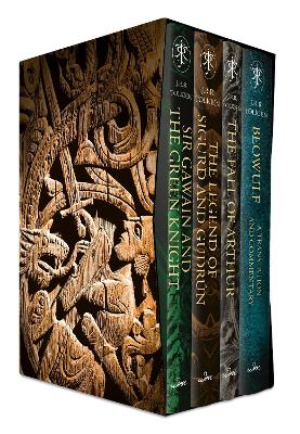 Tolkien Myths and Legends Box Set: Sir Gawain and the Green Knight, the Legend of Sigurd and Gudrún, the Fall  of Arthur, Beowulf