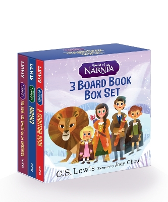 World of Narnia: 3 Board Book Box Set: The Lion, the Witch, and the Wardrobe, the Chronicles of Narnia: Animals,  the Chronicles of Narnia: A Counting Book