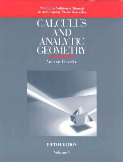 Calculus & Analytic Geometry 5th ed.