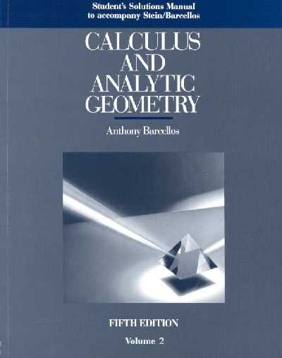 Calculus and Analytic Geometry 5th ed.