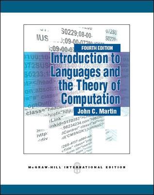 Introduction to Languages and the Theory of Computation 4th edition