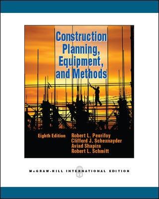 Construction Planning, Equipment, and Methods (Int'l Ed) 8th edition