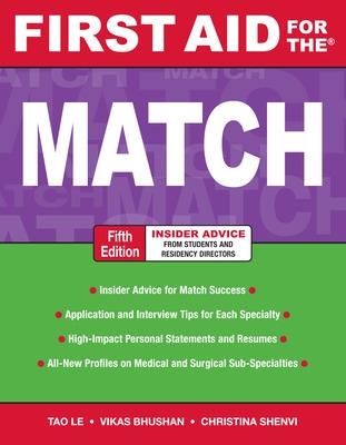 First Aid for the Match, Fifth Edition