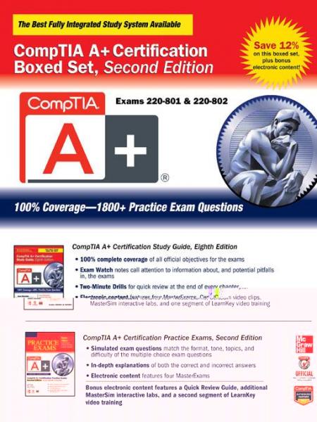CompTIA A+ Certification Boxed Set, Second Edition (Exams 220-801 & 220-802)