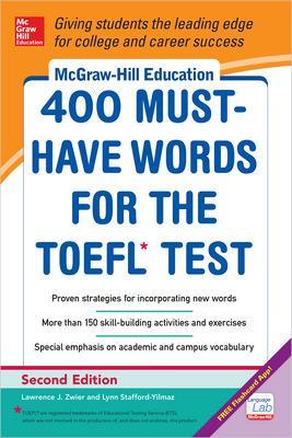 McGraw-Hill Education 400 Must-Have Words for the TOEFL 2nd edition