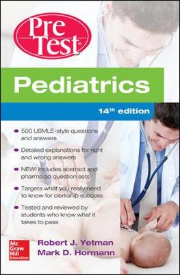 Pediatrics PreTest Self-Assessment And Review 14th edition