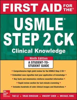 First Aid for the USMLE Step 2 CK, Ninth Edition 9th edition