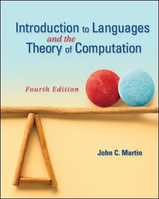 Introduction to Languages and the Theory of Computation 4th edition