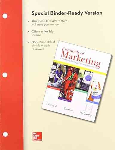 Essentials of Marketing: A Marketing Strategy Planning Approach 14th ed.